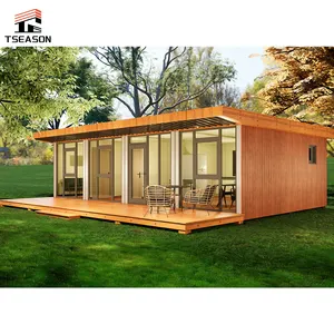 Luxury Slope Roof Sandwich Panel Portable Homes 3 Bedroom Container finished ready house