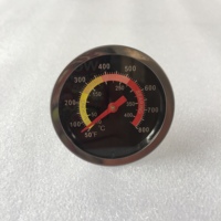 Thermomètre bimétallique JWX-8K-1, vente chaude, fabricants de thermomètres, thermomètre de four en acier inoxydable, thermomètre de barbecue pour la vente en gros
