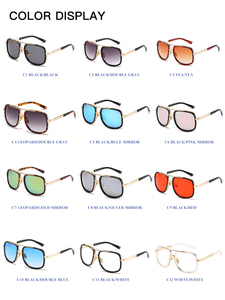 Lunettes de soleil carrées en métal, style punk laser, design italien, pour hommes, tendance, authentiques, mode 2026 - Product Image 4