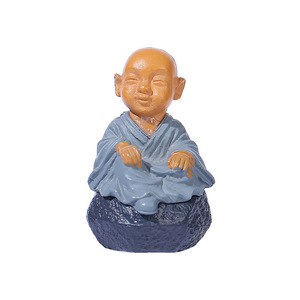 Figurines de moine en PVC de dessin animé, 12 pièces, accessoires de paysage miniature, pendentifs DIY, décoration unisexe - Product Image 5