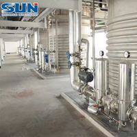 Bioréacteur industriel en acier inoxydable SUN 1000L pour la fermentation et l'extraction, avec contrôle PLC et fonctionnement automatique
