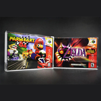 SHP personalizado Nintendo NES & SNES & N64 & GAMEBOY resistencia UV acrílico juego vitrina
