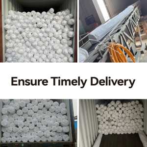 290スレッドカウントプレミアム無地ポリコットンサテンプレーンダウンプルーフ寝具生地羽毛布団寝具用 - Product Image 6