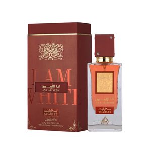 Lataffa Ana Abiyedh Coral Scarlet EDP Spray Unisex, fragancia árabe de larga duración, ecológica, sin alcohol, set de 60 ml, disponible en EE. UU. - Product Image 3