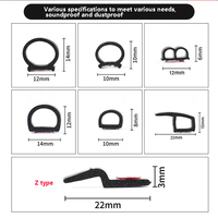 Bande d'isolation phonique de porte de voiture complète personnalisée Type P/B /Z Bande d'étanchéité de voiture anti-poussière