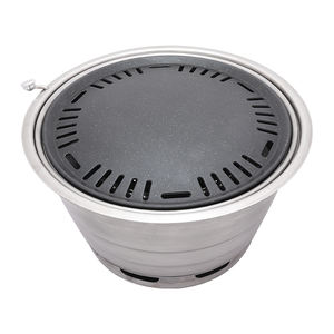 Innovo kommerziellen koreanischen Innen/Außen Holzkohle <span class=keywords><strong>grill</strong></span>, Edelstahl Tisch <span class=keywords><strong>Grill</strong></span> Holzkohle <span class=keywords><strong>grill</strong></span> für oberen Luft auslass - Product Image 5