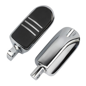 Pedales de Motocicleta Zuqing Negros de Aleación de Aluminio con Electrochapado para Harley X48 XL883 1200 Dyna Lu Wang Fatty Weilud - Product Image 4