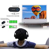 Nuevo Adaptador de Audio Inalámbrico Portátil Manos Libres, Convertidor AUX para Automóvil, Receptor USB para Computadora, Transmisor de Música