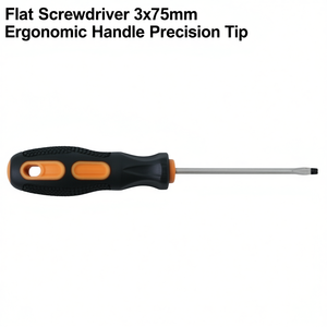 Flat <b>Screwdriver</b> 3x75mm Ergonomic Handle <b>Precision</b> Tip - Product Image 2