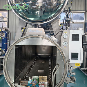 Esterilizador de Alimentos ZONGON, Nuevo, Totalmente Automático, Horizontal, de Acero Inoxidable, para Envasado en Bolsas, para Jamón y Salchichas, <span class=keywords><strong>Autoclave</strong></span> de Retorta - Product Image 3