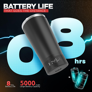 <span class=keywords><strong>Taza</strong></span> de café <span class=keywords><strong>autocalentable</strong></span> con control de temperatura personalizado, <span class=keywords><strong>taza</strong></span> de calefacción portátil para viajes con batería incorporada - Product Image 5