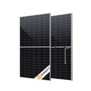 Bificial 166mm 144 cells HJT mono 480W solar panels 400W 500W 600W PV module US market all black solar panel 400 watt