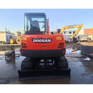 รถขุดขนาดเล็กมือสอง Doosan DH55 สภาพดี รถขุดตีนตะขาบ Doosan DH55 dx55 สำหรับงานเหมือง - Product Image 2