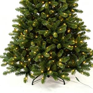 Árbol de Navidad Artificial Preiluminado, <span class=keywords><strong>Abeto</strong></span> Verde de Cuerpo Completo para Decoración Navideña, Venta al por Mayor - Product Image 6
