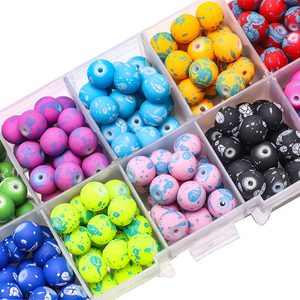 8MM Rhinestone Loose Round Glass Beads For DIY Making Ice Crystal Beads Box Set Necklace Bracelet Jewelry Accessories 200pcs/box