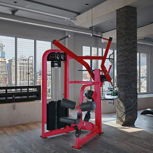 Pelatih Gym dalam ruangan komersial dengan pelat beban Lat Pulldown Pin beban peralatan mesin pilihan untuk latihan - Product Image 3
