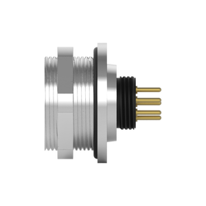 Connecteur femelle Quick-Connect M9 8 broches avec boîtier en cuivre et verrouillage frontal pour câblage automobile - Product Image 4