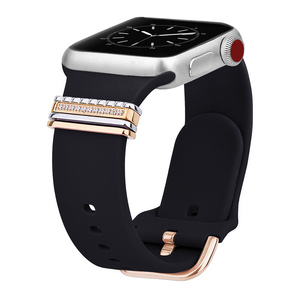 <span class=keywords><strong>Cinturino</strong></span> in Silicone Impermeabile Personalizzato per <span class=keywords><strong>Smartwatch</strong></span> 38mm-45mm con Fibbia in <span class=keywords><strong>Acciaio</strong></span> Inossidabile - Product Image 2