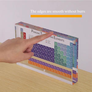 <span class=keywords><strong>Tabla</strong></span> <span class=keywords><strong>Periódica</strong></span> de los Elementos de Acrílico Transparente Personalizada, Regalo al por Mayor para Estudiantes y Profesores para la Educación - Product Image 4