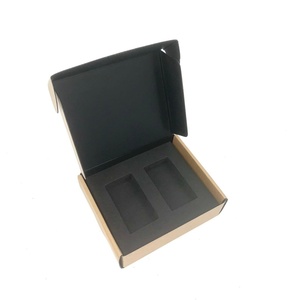 Custom Rigid Cosmetic Packaging Box with UV Coating & Embossing CMYK Printed Corrugated Mailer Box with <b>Sponge</b> Lining Insert - Product Image 4