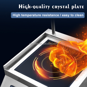 OEM/ODM 8KW fornello a induzione a bruciatore singolo commerciale con pannello in ceramica, Hotpot portatile per alberghi - Product Image 3