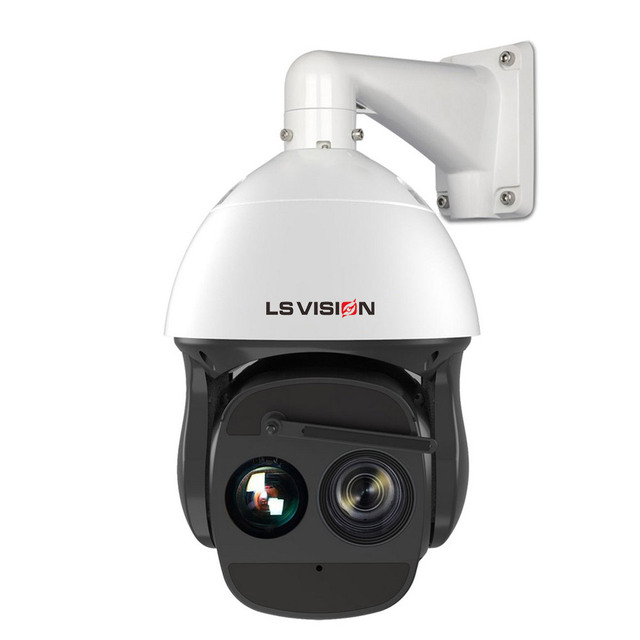 LS VISION Outdoor 8MP 37X Optical Zoom High Speed Dome Cameras PTZ Project Based AI Thermal Camera for Security and Surveillance