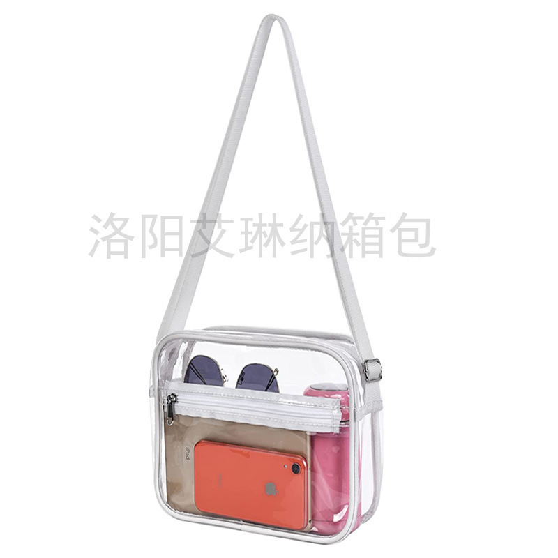 White transparent PVC 40 thread (25*6*23cm)