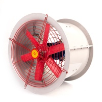 Ventilateur axial industriel haute puissance en fibre de verre renforcée, anti-corrosion, anti-explosion, pour fumée