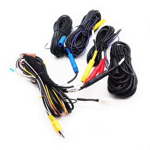 Car Radio Cable GPS Rear View Camera USB RCA Rádio Estéreo Cablagem Automotive Wire Harnesses - Product Image 3