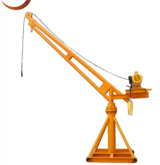 1 ton Outdoor Construction Building Material Mini Lifting Portable Crane