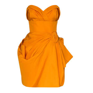 <span class=keywords><strong>Abito</strong></span> da donna 2021, <span class=keywords><strong>arancione</strong></span>, scollo a cuore, senza spalline, arricciato, <span class=keywords><strong>mini</strong></span> <span class=keywords><strong>abito</strong></span>, tinta unita, <span class=keywords><strong>abito</strong></span> da sposa estivo - Product Image 4