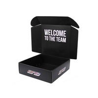 Boîte en carton ondulé E pour emballage et expédition, personnalisable, pliable, pour vêtements