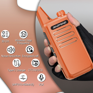 วิทยุสื่อสารแบบพกพา Baofeng BF-T20D 30CH Mini Walkie Talkie UHF 400-470MHz รองรับ VOX โทรเข้าแบบเข้ารหัส ชาร์จผ่าน USB Type-C วิทยุสื่อสารสองทาง - Product Image 2