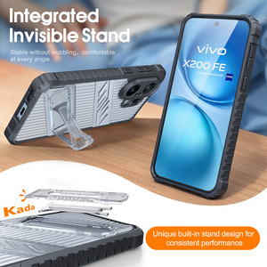 Nueva Funda Protectora para Teléfono con Diseño de Armadura, Híbrida de PC+TPU, Resistente a Golpes, con Soporte de Anillo para Vivo X200FE S30 <span class=keywords><strong>Pro</strong></span> Mini - Product Image 2