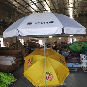 Logo personalizzato stampato pubblicità grande ombrellone da giardino forte ombrellone solare - Product Image 2