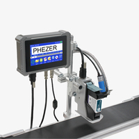 Impresora U3 TIJ de Bajo Costo y Alto Rendimiento de Phezer, Máquina de Codificación por Lotes en Línea para Bolsas de Plástico, Cartones, Botellas, Datos Variables, Códigos QR
