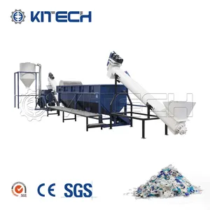 250KG-1000KG/H Automatic Waste Plastic Chairs Tables Recycling Cleaning Washing Crusher Machine Equipment Line