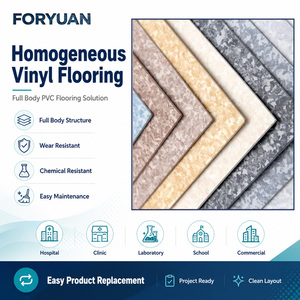Revêtement de <span class=keywords><strong>sol</strong></span> en vinyle homogène antistatique de qualité industrielle en <span class=keywords><strong>rouleau</strong></span> pour projets d'usines pharmaceutiques - Product Image 1
