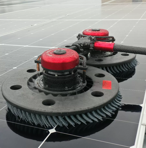 Kit de robot de nettoyage de panneaux solaires, nettoyage à sec et à l'eau, machine photovoltaïque - Product Image 1