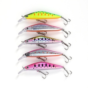 SNEDA Leurre Artificiel Minnow Crankbait 9,5 cm 13 g <span class=keywords><strong>pour</strong></span> <span class=keywords><strong>la</strong></span> pêche au bar, aux poissons de surface et aux poissons-chauffeuses comme <span class=keywords><strong>la</strong></span> perche, leurre nageur réaliste - Product Image 5