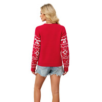 Pulls décontractés à manches longues épais pour femmes, thème flocon de neige, collection Noël 2026, style européen et américain, best-seller automne/hiver