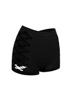 Shorts de sport sexy taille haute sans coutures avec découpes latérales élégantes - Shorts cyclistes athlétiques confortables et respirants, nouveau design tendance
