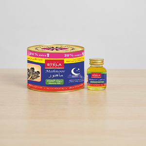 Stella Care Huile de Henné Mahnoor de Qualité Thérapeutique, Huile Essentielle Naturelle pour l'Amélioration des Teintes Mehndi Plus Intenses et Riches - Product Image 3