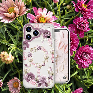 Design personnalisé Vente de gros Étui de <span class=keywords><strong>t</strong></span>éléphone à fleurs pour iPhone 15 Pro Max Magnétique pour 17 Pro Max Étui de <span class=keywords><strong>t</strong></span>éléphone portable en TPU pour Apple 16promax - Product Image 3