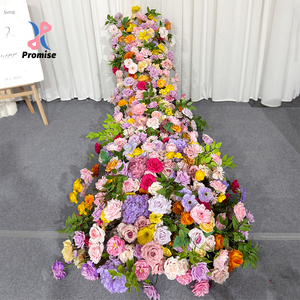 Arco de Flores Artificiales para Boda, Colores Mixtos, Hecho a Mano, Decoraciones Románticas, Reutilizable y Ecológico - Product Image 1
