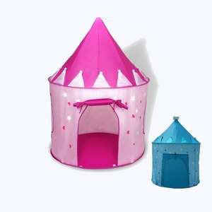 Tente intérieure et extérieure Dollhouse Princess kids castle tent est livré avec des jouets pliables étoiles brillantes dans le noir - Product Image 1