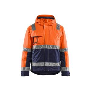 BLAKLADER - 487019875389XXL <b>Hi</b>-<b>Vis</b> Winter <b>jacket</b> <b>Orange</b>/Navy blue - EAN 7330509378984 <b>HI</b>-<b>VIS</b> WORKWEAR - Product Image 1