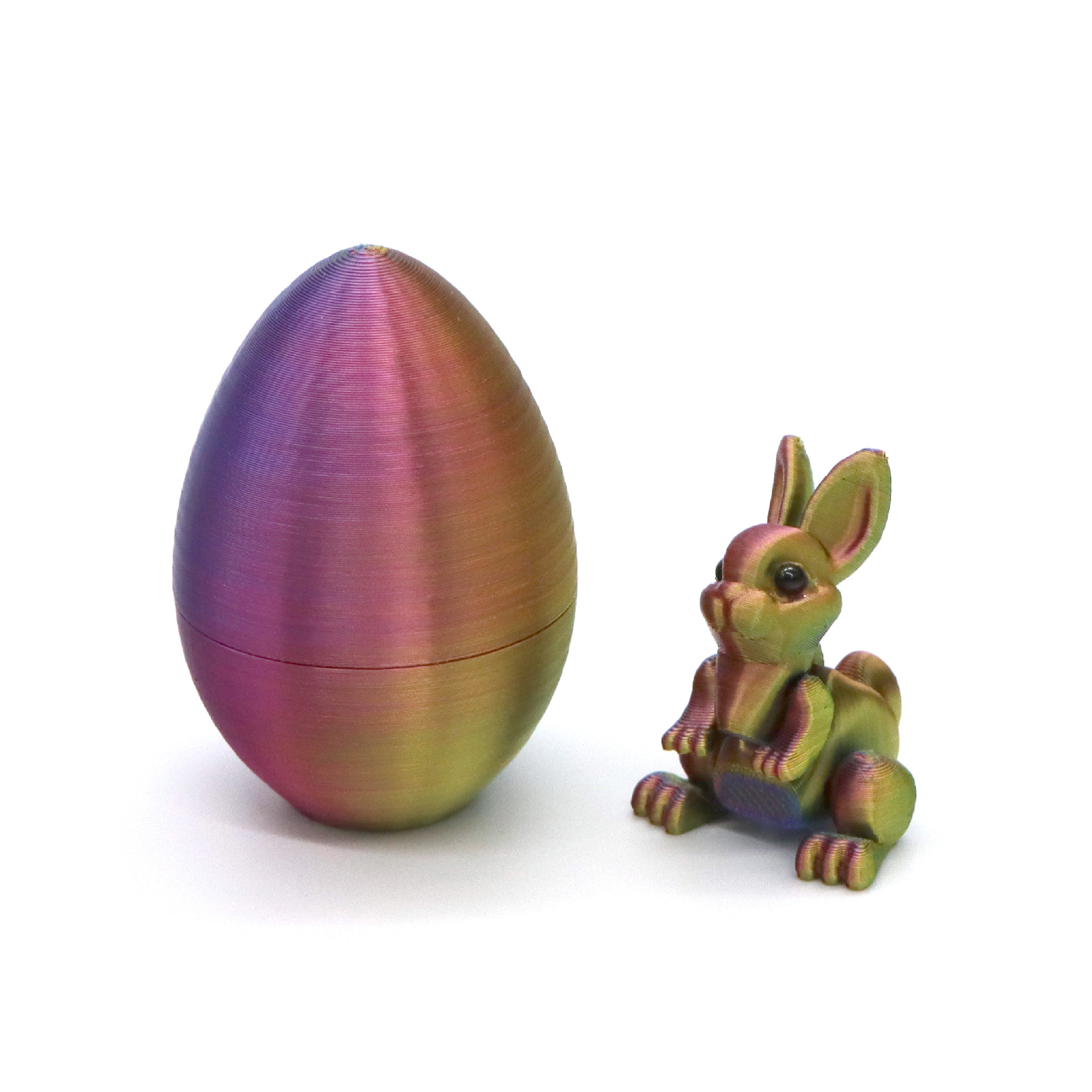 4cm hinge rabbit round egg-cool colorful