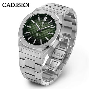 Nuevo Reloj <span class=keywords><strong>CADISEN</strong></span> para Hombre Reloj Automático para Hombre Movimiento Japonés Cristal de Zafiro Esfera de 40 mm Relojes de Pulsera Impermeables 100 m C8200 - Product Image 2