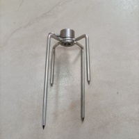 Prix d'usine Broche à rôtir en acier inoxydable chromé 304 pour kit de rôtisserie